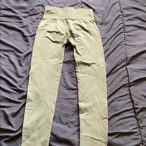 Army green leggings